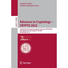 (英文圖書) Advances in Cryptology - CRYPTO 2022: 42nd Annual International Cryptology Conference CRYPTO... 平裝版, Springer, 英文