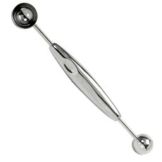 NORPRO 雙頭挖勺, 1個, 不銹鋼