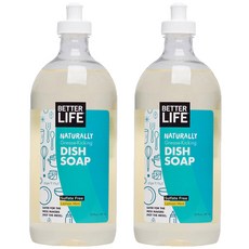 BETTER LIFE 碗盤清潔劑 檸檬薄荷香, 2個, 651ml