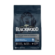 Blackwood 功能性全齡犬滋補養生配方 敏感皮膚 腸胃 全犬糧 鯰魚 古代穀物, 敏感肌膚及胃, 2kg, 1包