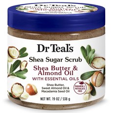 Dr Teal's 磨砂膏 乳木果油和杏仁油, 1個, 538g