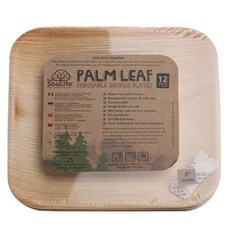 EcoSouLife 方形盤子, 1個, 12件