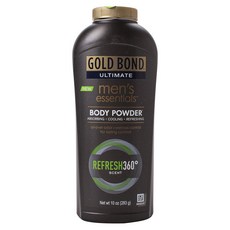 GOLD BOND 男士必備身體爽身粉 360, 283克, 1個