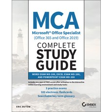 MCA Microsoft Office Specialist (Office 365 and Office 2019) Complete Study Guide: Word Associate Ex... 平裝版, Sybex, 英文