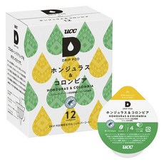 ucc DRIP POD宏都拉斯&哥倫比亞咖啡膠囊 12顆, 7.5g