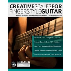 (英文圖書) Creative Scales for Fingerstyle Guitar 平裝版, WWW.Fundamental-Changes.com, 英文