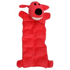 multipet 造型寵物狗絨毛玩具 30.5cm, 1個, 紅色的