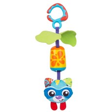 培高Playgro 鈴噹小浣熊/鈴鐺粉紅小兔, 小浣熊, 藍色, 1個