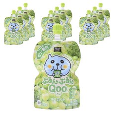 Qoo Purun Purun Qoo果汁凍飲 青葡萄口味, 10個, 125g