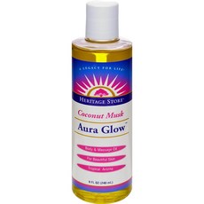 HERITAGE STORE Aura Glow 身體和按摩油, Coconut Musk, 1個, 240ml