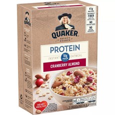 QUAKER 桂格 全麥即食燕麥片 蔓越莓杏仁風味, 1盒, 372g