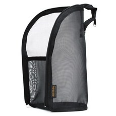 SotoLabo 快乾網狀盥洗收納包 L, 1個, 黑色