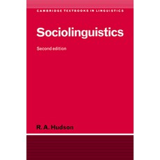 (英文圖書) Sociolinguistics 平裝版, Cambridge University Press, 英文