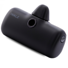 iWALK PRO 直插式行動電源 迷你便攜 隨插即用 無線充電, 5代Pro 黑色, Type-C版