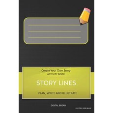 (英文圖書)Story Lines - Create Your Own Story Activity Book Plan Write and Illustrate: Un... 平裝版, Independently Published, 英文