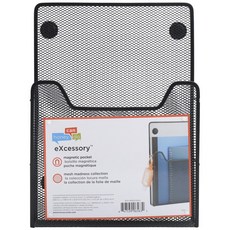 honey can do 附件磁性口袋文件架, 1個, 黑色的