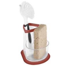 SPECTRUM KORA三角同步同步和刷步驟11.4 x寬度11.4 x深度12.1cm, 1個, 紅色