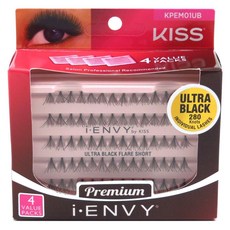 KISS 我羨慕高級個人睫毛喇叭短, 280件, 超黑