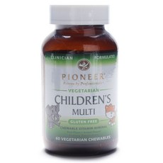 PIONEER 複合維生素礦物質素食咀嚼錠, 1瓶, 60顆