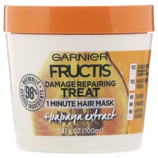 FRUCTIS 木瓜萃取1分鐘護髮膜, 1入, 100ml