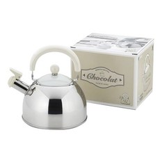 YOSHIKAWA 吉川 巧克力色笛音壺, 1個, 白色, 1.8L
