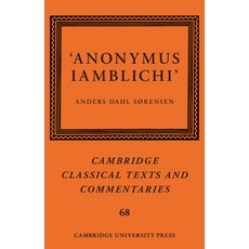 (英文圖書) 'Anonymus Iamblichi' 精裝版, Cambridge University Press, 英文