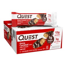 QUEST NUTRITION 烤焦糖花生巧克力, 12包, 52g