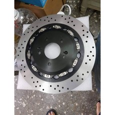 世盟 U MAX CRV5 專用 後加大畫線通風打洞煞車盤 355mm 原廠框直上 免墊片