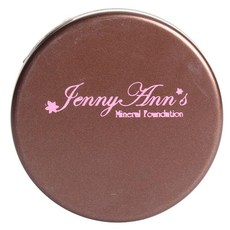 JENNYANN'S Jennyann's礦物質粉餅 10g, 1個, 深棕褐色