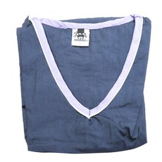 TOP PERFORMANCE V領寵物美容T恤 L號, 1個, 海軍+丁香