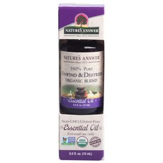 NATURE'S ANSWER Pure Blend 精油放鬆和痛苦, 1個, 15ml