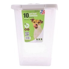 vanness 寵物食品容器飼料儲物盒 4.6kg, 1個, 清除