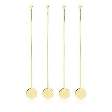 VISKI 雞尾酒攪拌棒, 4件, 金子