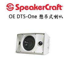 SpeakerCraft OE DT5-One 室內戶外多功能懸吊式喇叭/1支(附吊掛架), 白色
