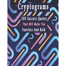 (英文圖書)Cryptograms: 300 cryptograms puzzle books for adults large print Success Quotes... 平裝版, Independently Published, 英文