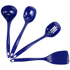 Calypso Basics 餐具炊具 4 件套, 靛青