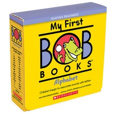 (英文圖書)My First Bob Books - Alphabet Box Set Phonics Letter Sounds Ages 3 and Up Pre... Boxed Set, Scholastic Inc., 英文, 盒裝套書