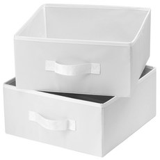 honey can do 抽屜 用於懸掛式收納袋聚酯白色, 2件