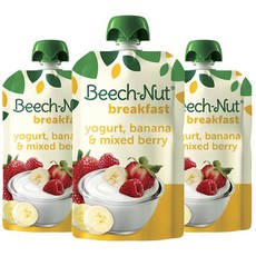 BeechNut 果昔 99g, 優格香蕉莓果口味, 3包