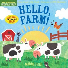 (英文圖書)Indestructibles: Hello Farm!: Chew Proof - Rip Proof - Nontoxic - 100% Washable... 平裝版, Workman Kids, 英文