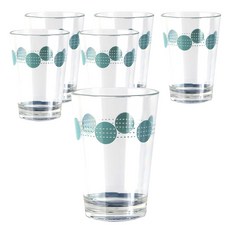 Corelle Brands 康寧餐具 壓克力圓形玻璃杯 一般水杯 236.6ml, 6個, South Beach