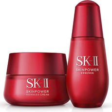 SK-II Skin Power系列護膚組 肌活精萃 50ml+致臻肌活乳霜 80g, 1個