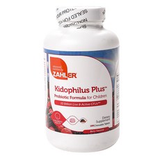 ZAHLER Kidophilus Plus乳酸菌咀嚼錠, 1組, 180顆