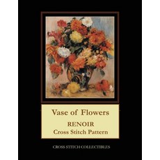 (英文圖書) Vase of Flowers: Renoir Cross Stitch Pattern 平裝版, Independently Published, 英文
