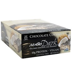 NuGo Nutrition 巧克力椰子高蛋白棒 12件組, 1盒, 600g