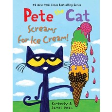 (英文圖書)Pete the Cat Screams for Ice Cream! 精裝版, HarperCollins, 英文
