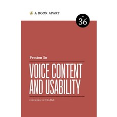 (英文圖書) Voice Content and Usability 平裝版, Book Apart, 英文
