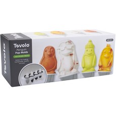 Tovolo Penguin Pop Mold 冰淇淋模具 4 件套, 1個, 白色的