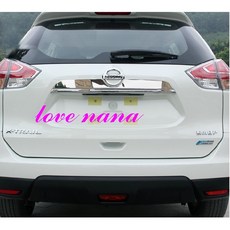 娜娜汽車 日產 2015 X-TRAIL 專用 尾門車標飾條 車身裝飾 車尾裝飾, 不鏽鋼, 1個