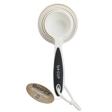 NORPRO Grip-Easy 量杯套組 6 件, 白+黑